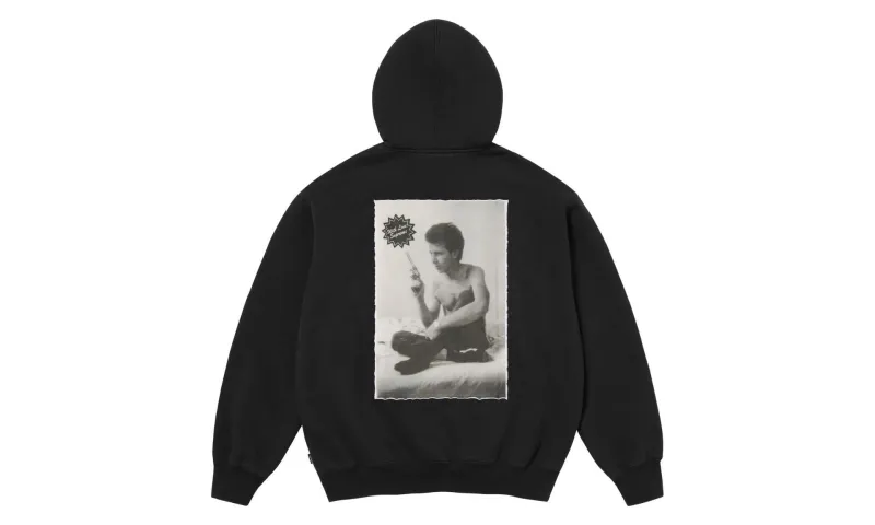Supreme Larry Clark Zip Up Hooded Sweatshirt Black