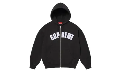Supreme Larry Clark Zip Up Hooded Sweatshirt Black
