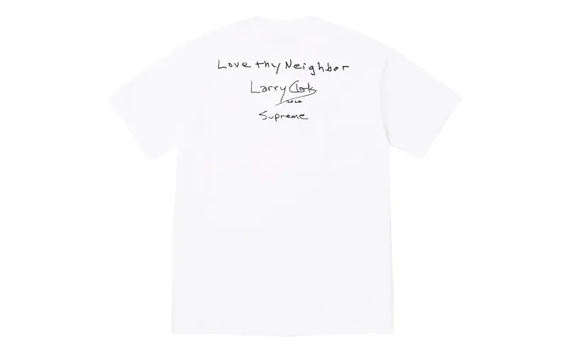 Supreme Larry Clark Neighbor Tee White