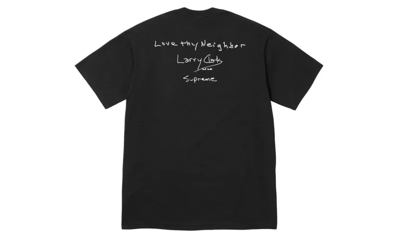 Supreme Larry Clark Neighbor Tee Black
