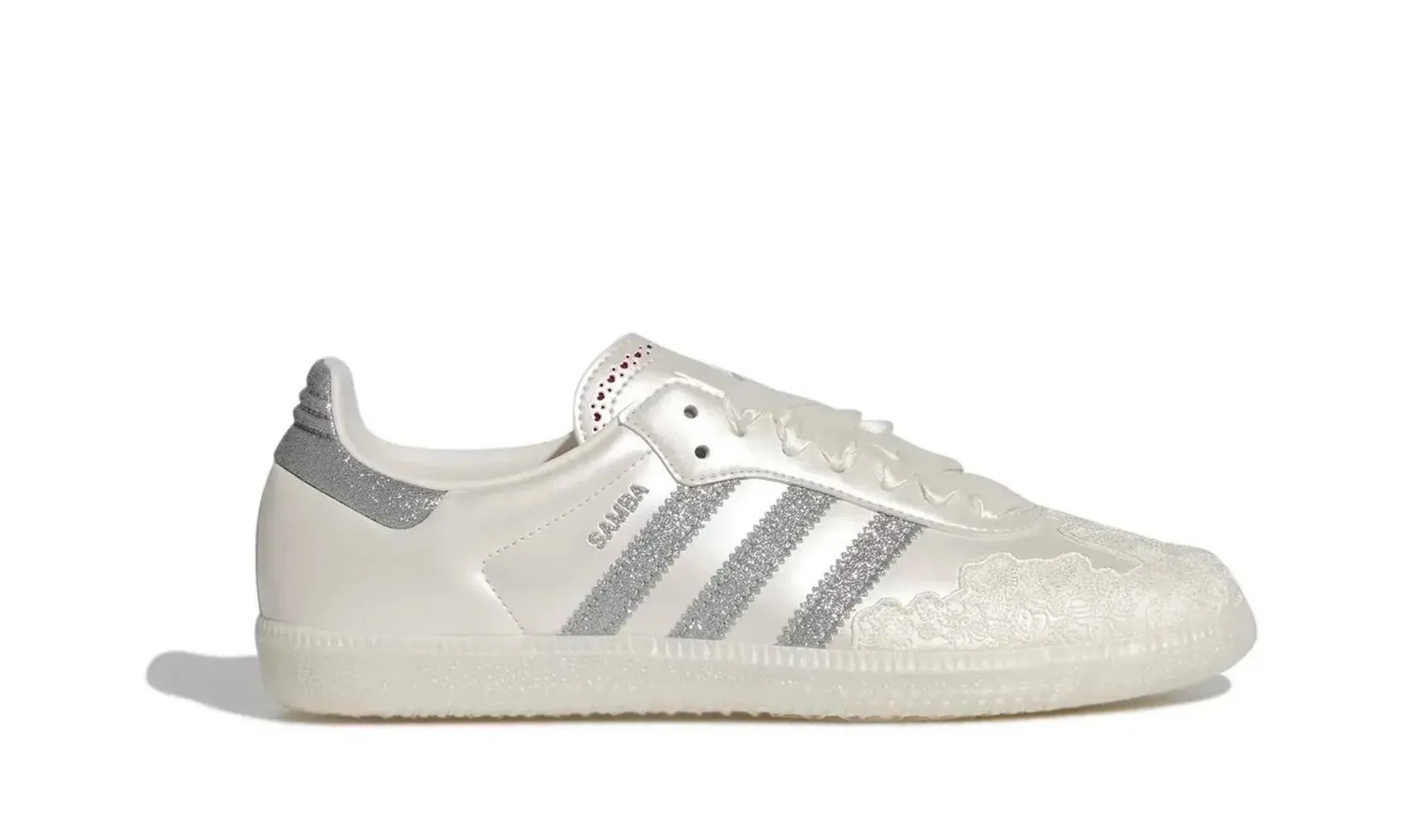 Adidas Samba OG Chalk White Silver Metallic (W)