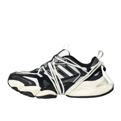 Adidas XLG Runner Deluxe 2.0 Black and White
