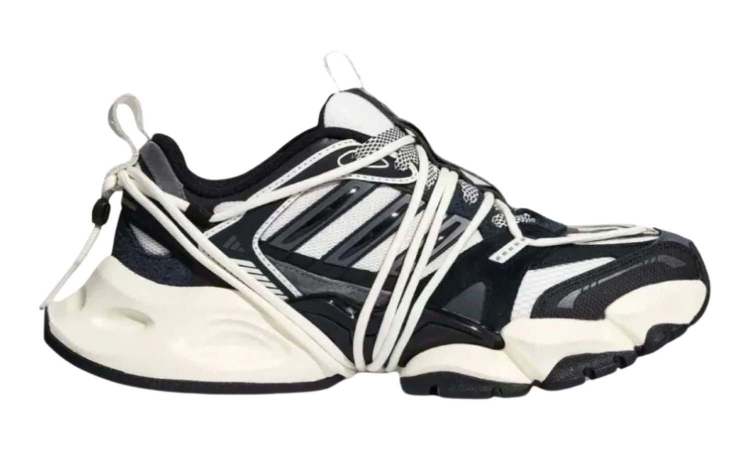 Adidas XLG Runner Deluxe 2.0 Black and White
