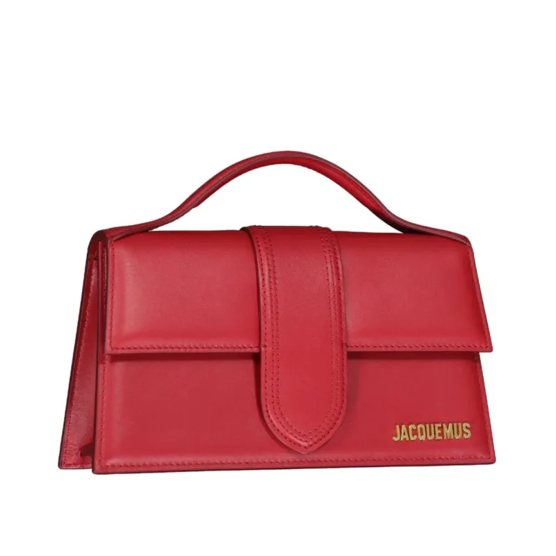 JACQUEMUS Torebka Le Grand Bambino Burgundy