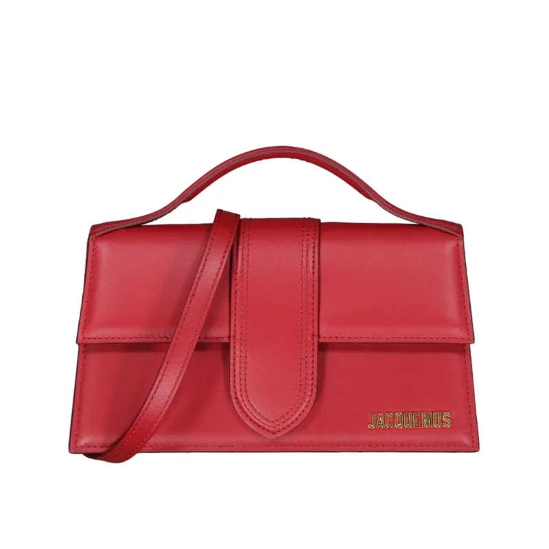 JACQUEMUS Torebka Le Grand Bambino Burgundy
