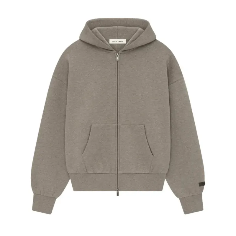 Bluza Essentials Classic Fleece Zip-Up Homestead Heather