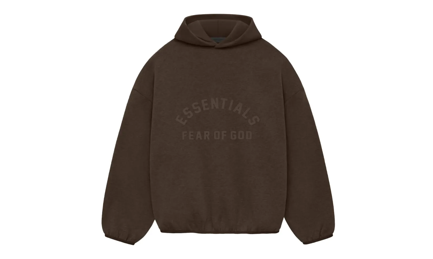 Fear of God Essentials Core Collection Nylon Fleece Hoodie Heather Wood/Wood