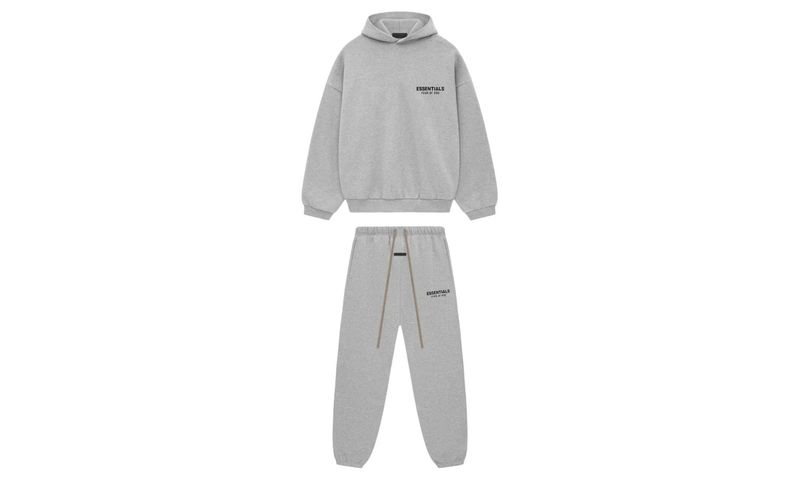 Fear of God Essentials Fleece Set Light Heather Gray