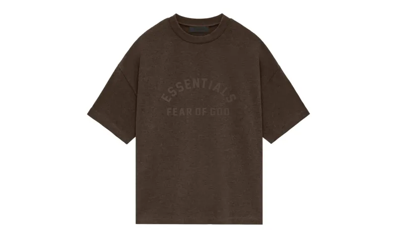 Fear of God Essentials Core Collection Heavy S/S Tee Heather Wood