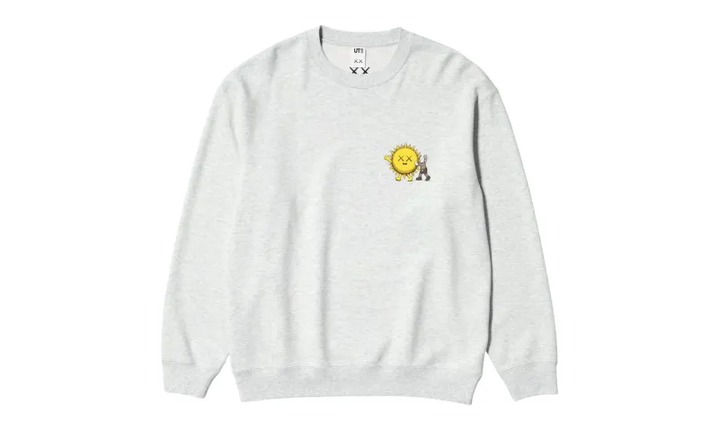 Uniqlo KAWS UNIVERSE Sweatshirt Light Grey
