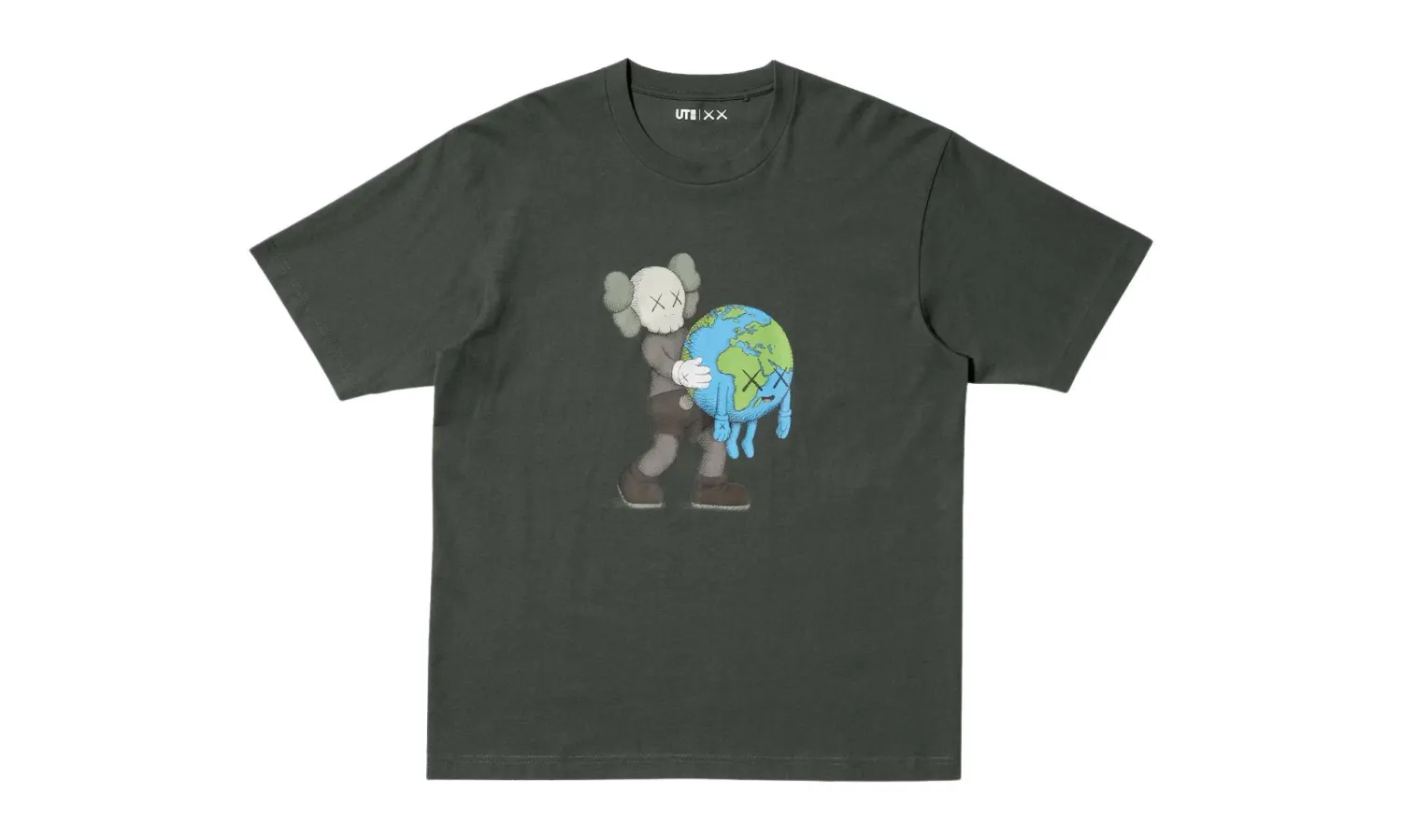 Uniqlo KAWS UNIVERSE UT Graphic T-shirt Grey