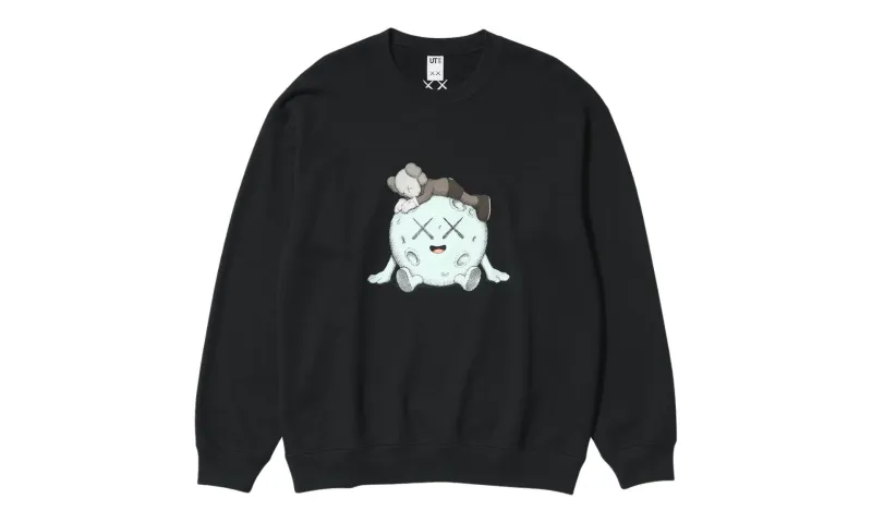 Uniqlo KAWS UNIVERSE Sweatshirt Black