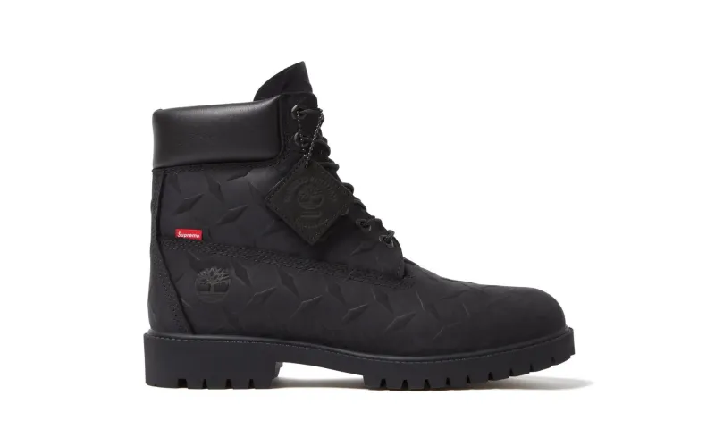 Timberland 6" Premium Waterproof Boot Supreme Diamond Plate Black