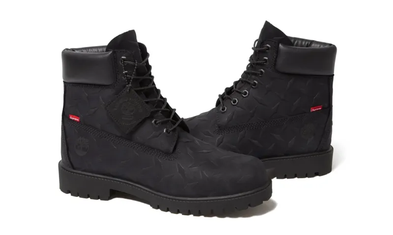 Timberland 6" Premium Waterproof Boot Supreme Diamond Plate Black