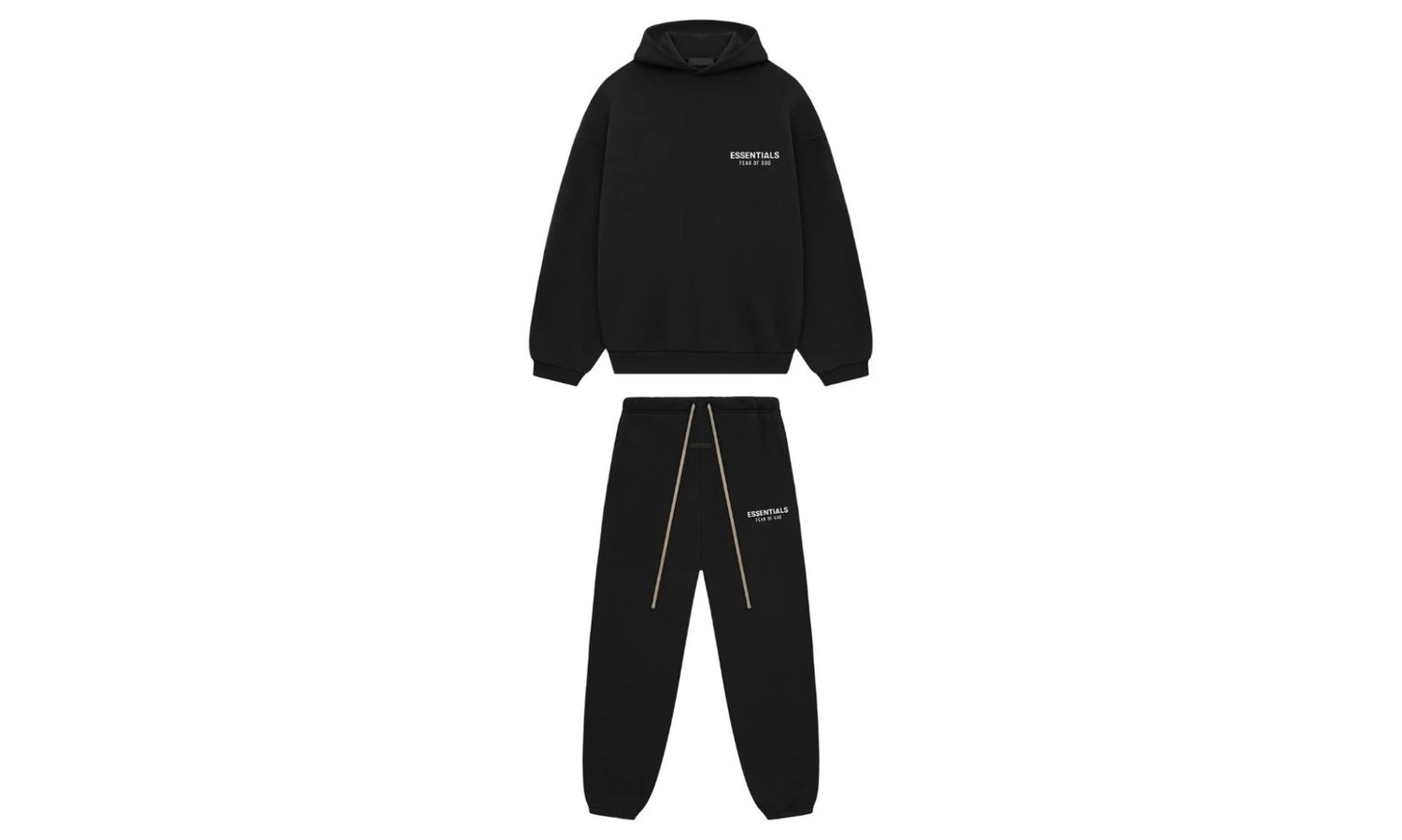 Fear of God Essentials Fleece Set Black
