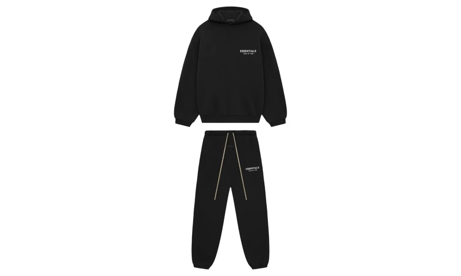 Fear of God Essentials Fleece Set Black
