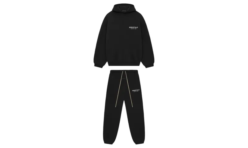 Fear of God Essentials Fleece Set Black