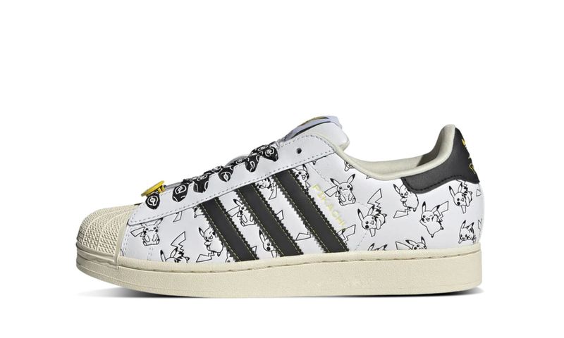 Adidas Superstar Pokémon Pikachu White