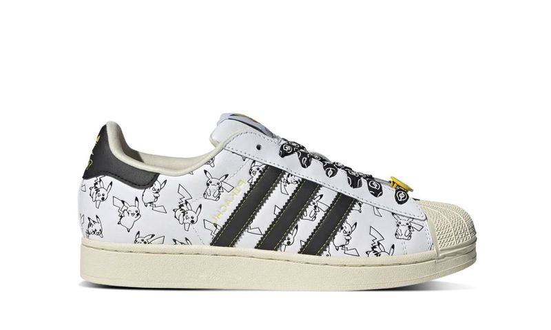 Adidas Superstar Pokémon Pikachu White