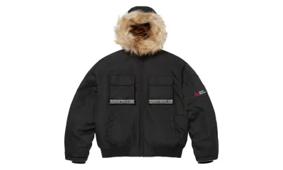 Supreme Martine Rose Lined Cordura Hooded Jacket Black
