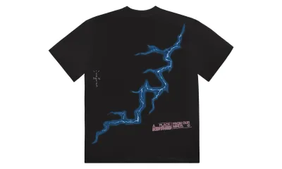 Travis Scott Cactus Jack For Fragment Danger Tee Washed Black