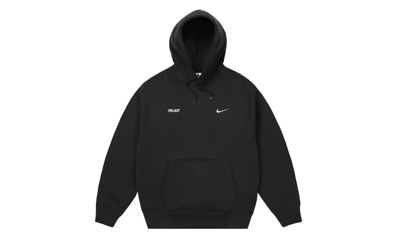Palace x Nike Font Swoosh Hoodie Black