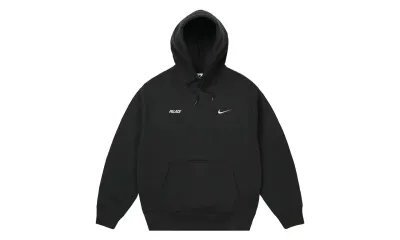 Palace x Nike Font Swoosh Hoodie Black