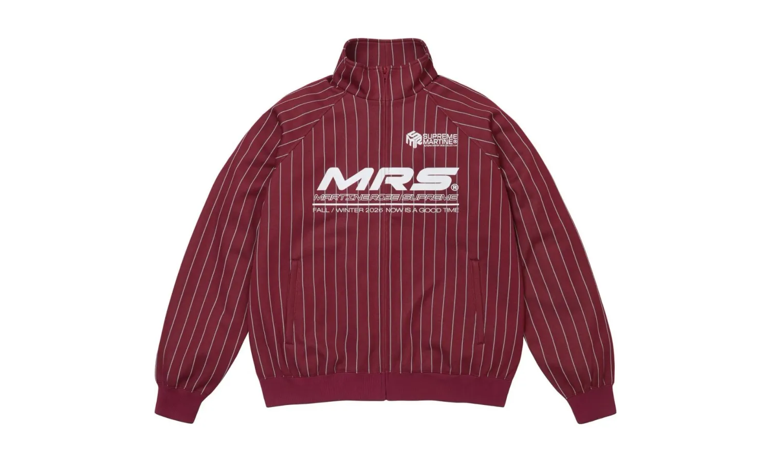 Supreme Martine Rose Track Jacket Burgundy