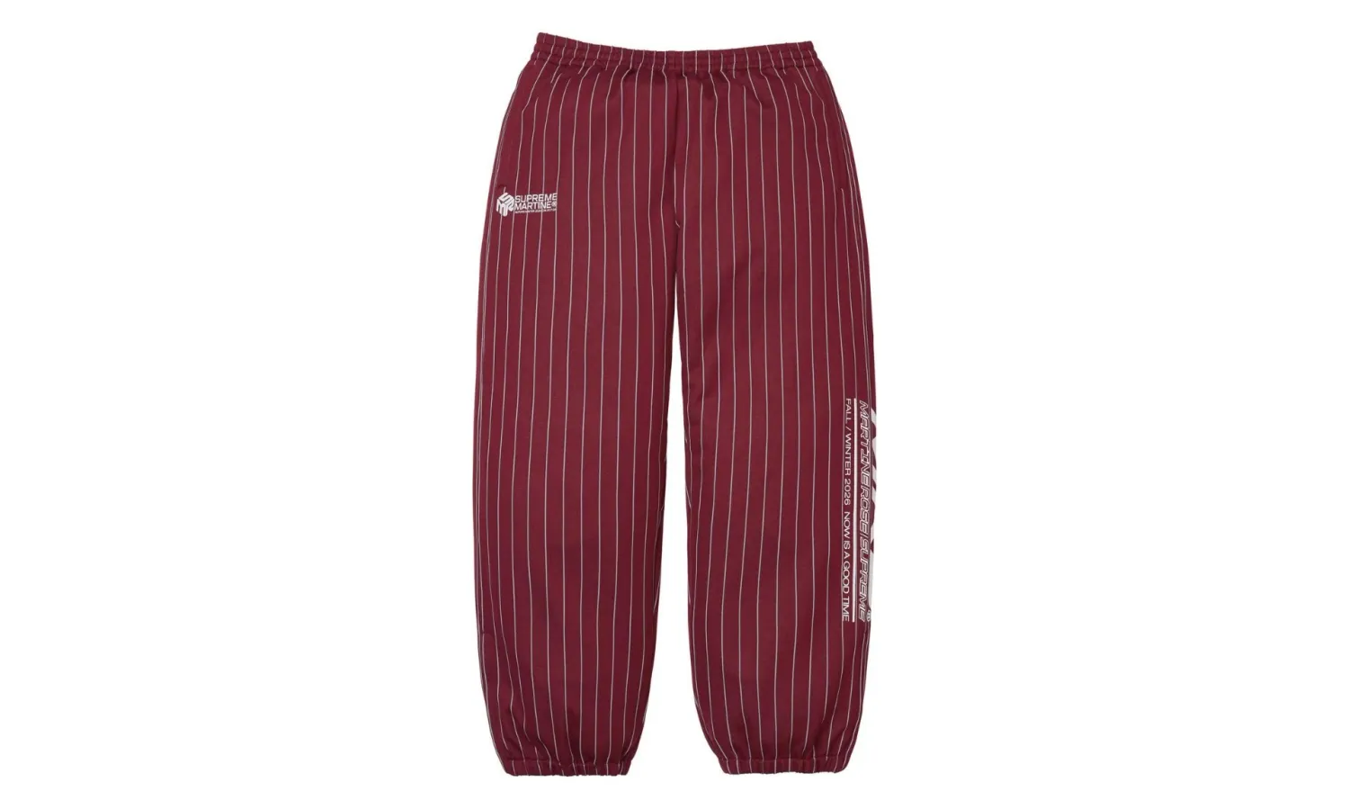 Supreme Martine Rose Track Pant Burgundy