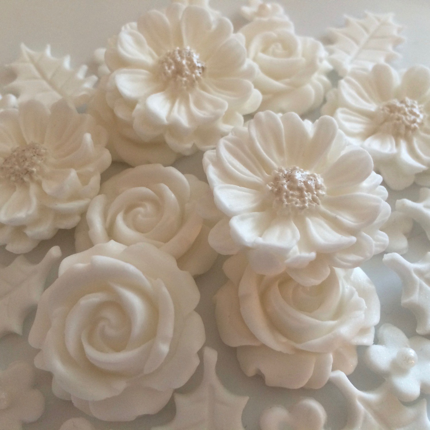 White Christmas Rose Bouquet
