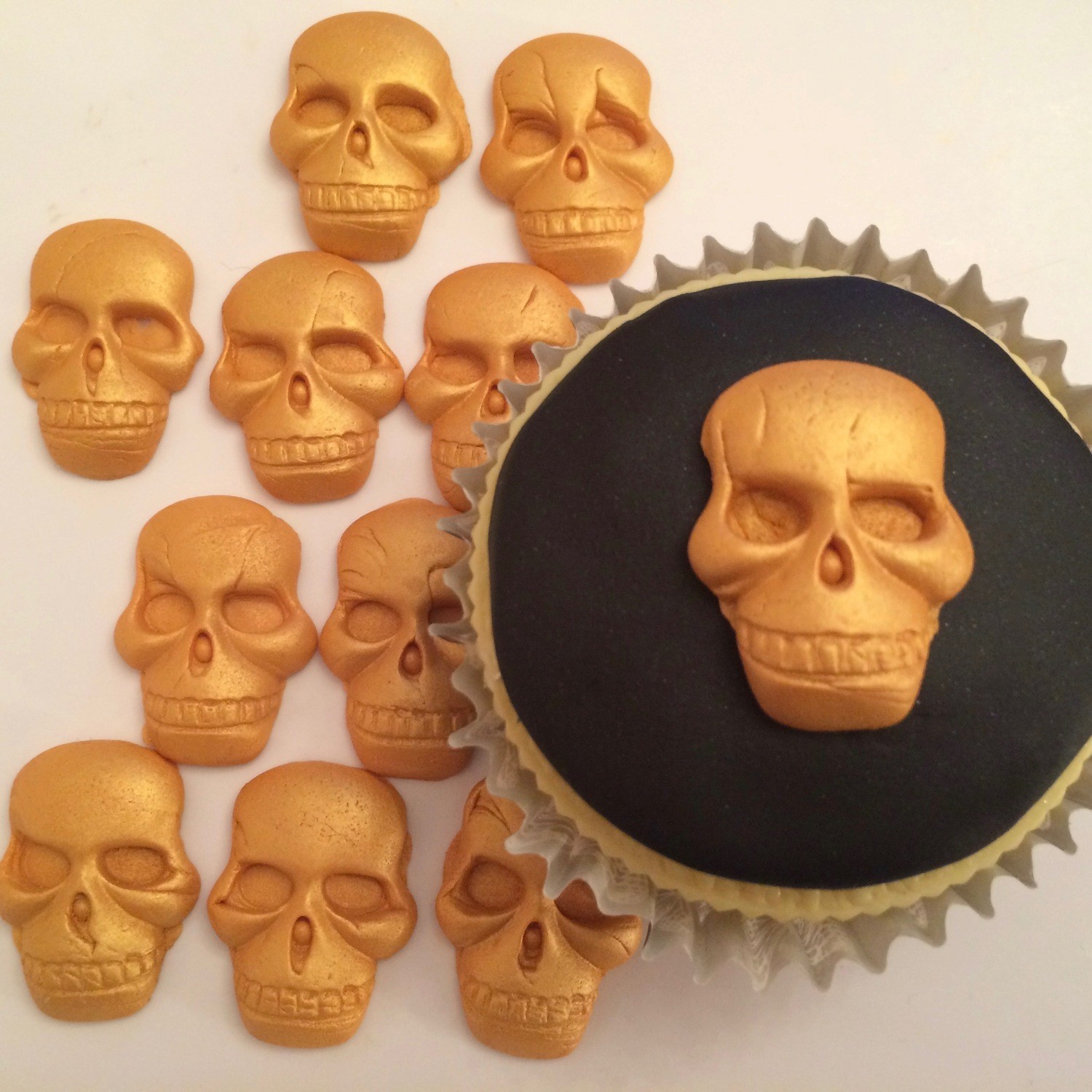 Gold Skulls