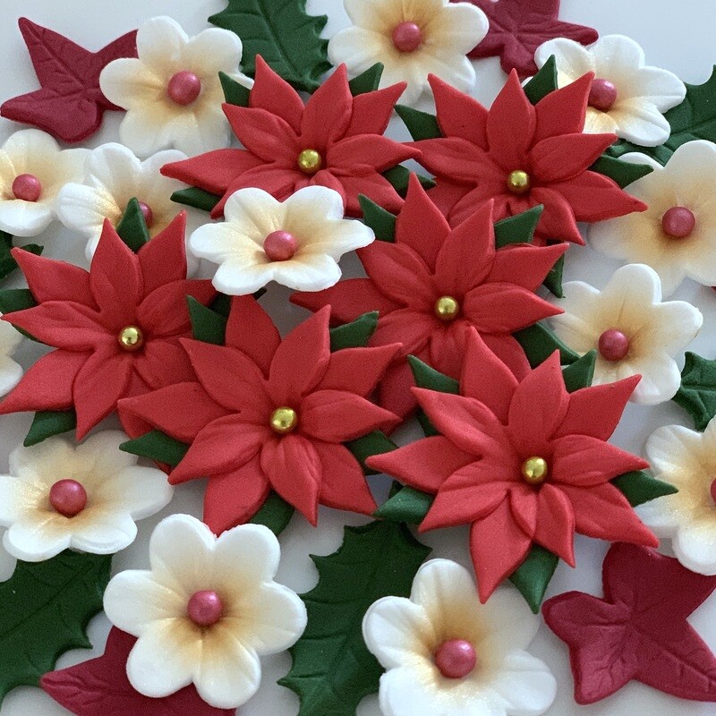 Christmas Poinsettia Bouquet