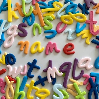 Script Cake Letters