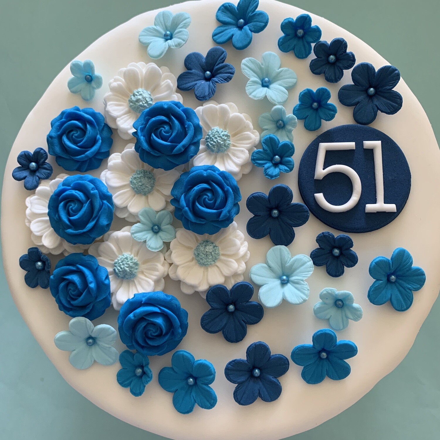 Wedding Blue Flowers