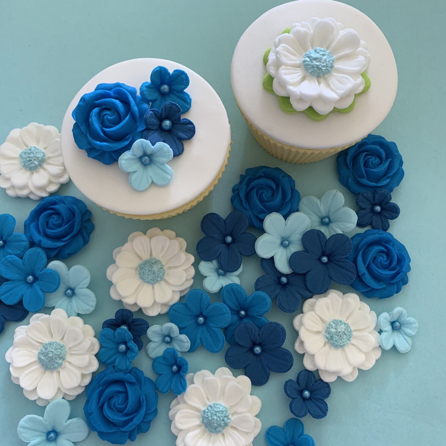 Wedding Blue Flowers