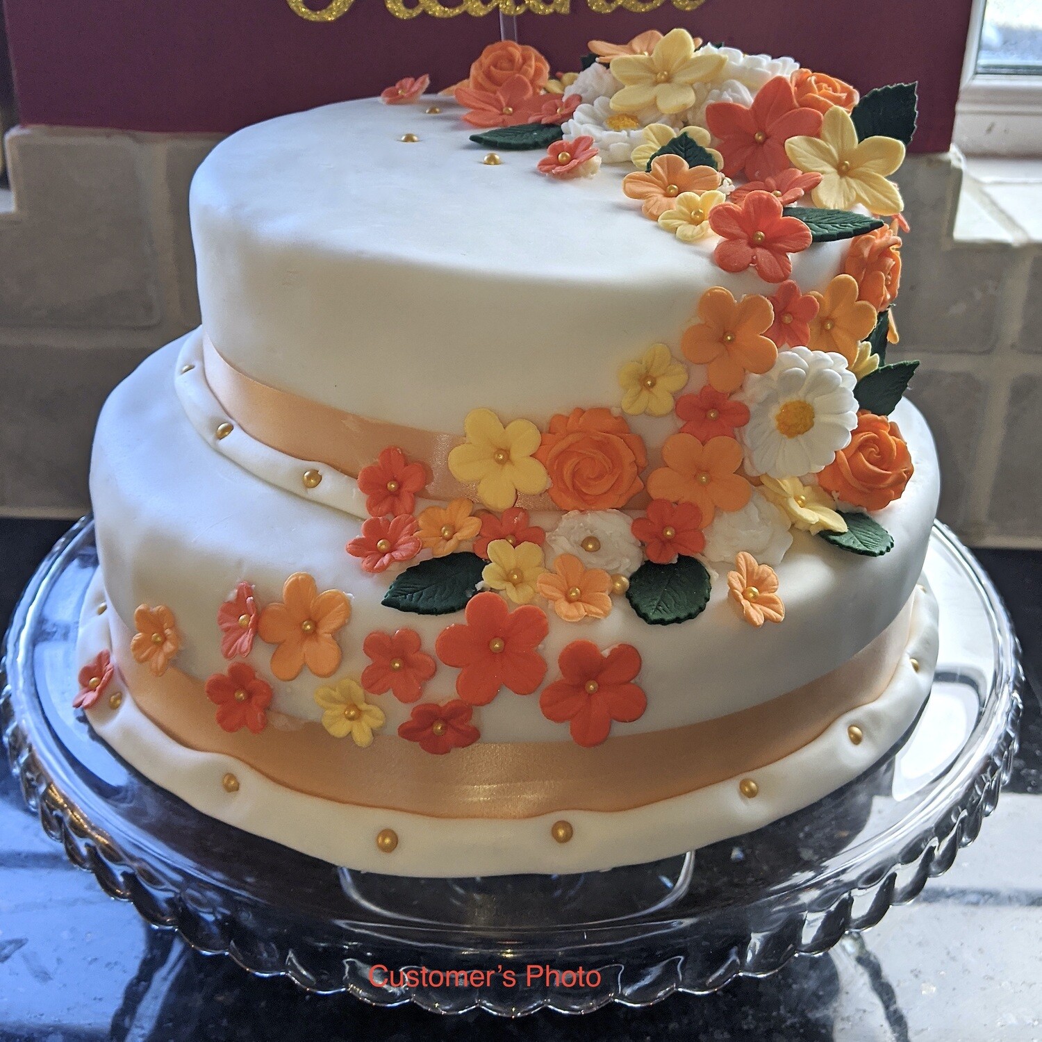 Orange Rose Bouquet