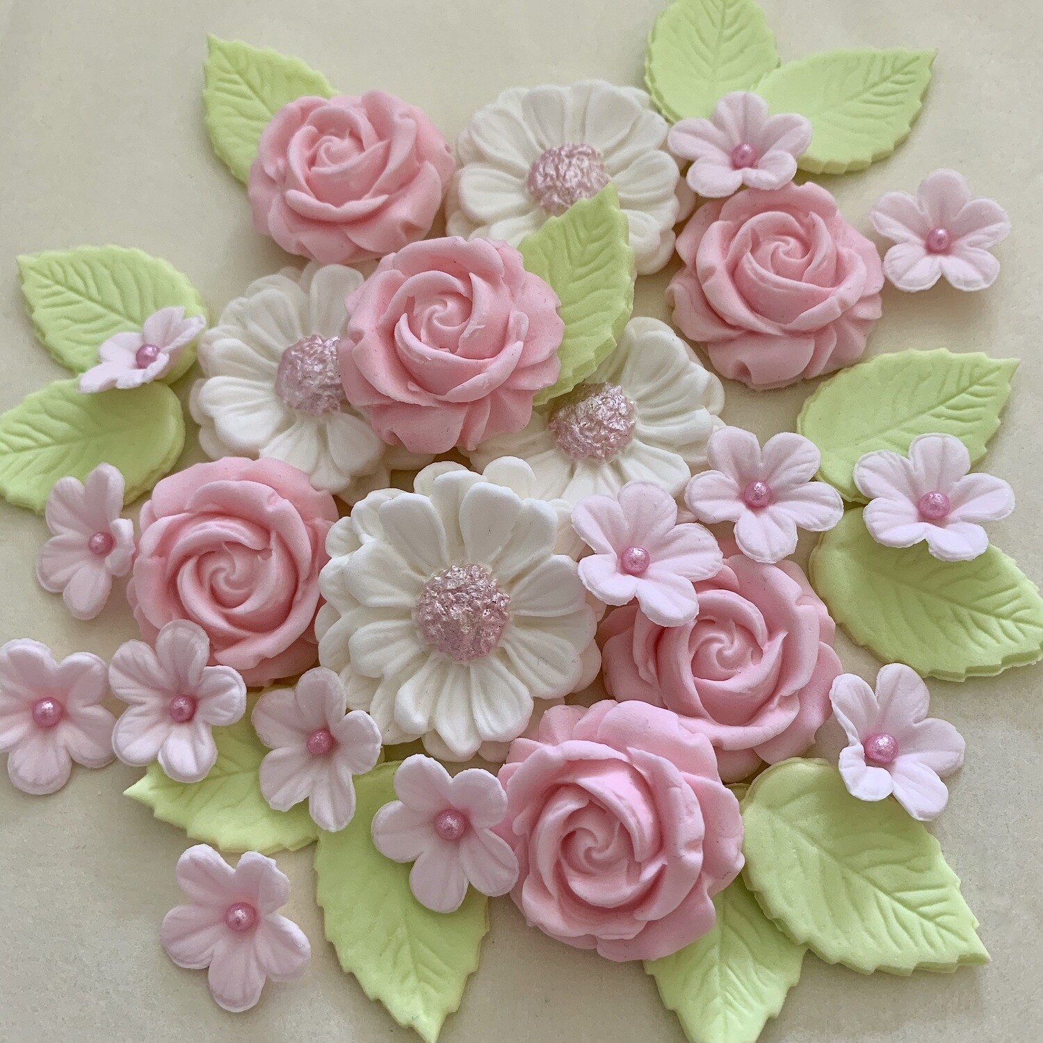 Vintage Pink Rose Bouquet