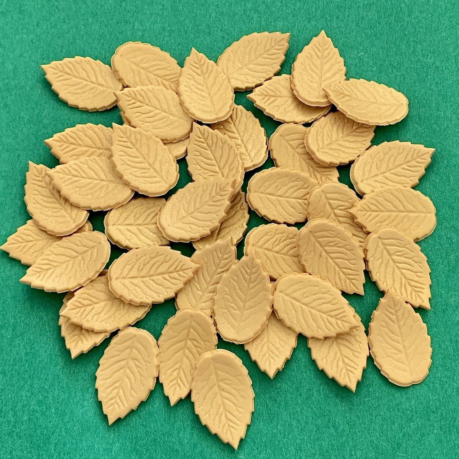 Gold Rose Leaves