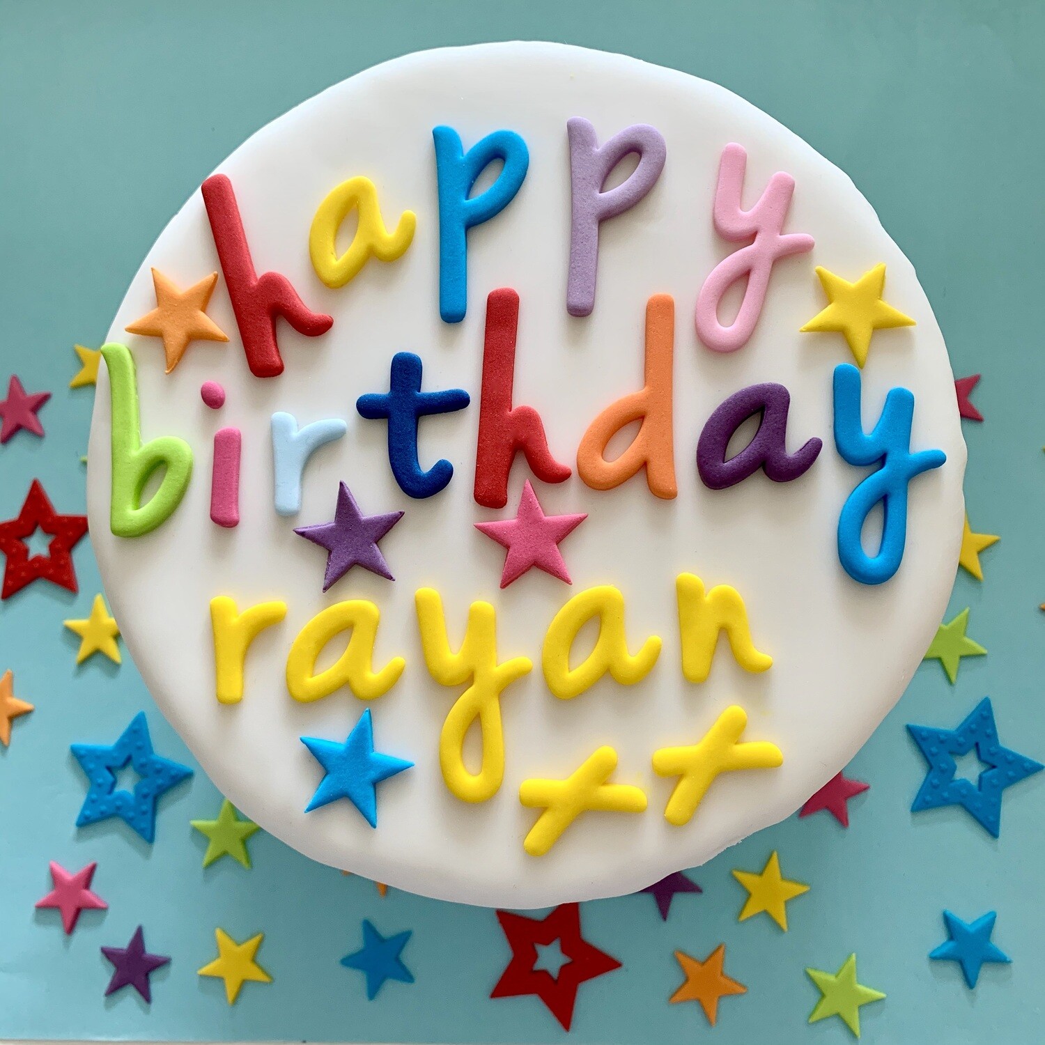 Script Cake Letters