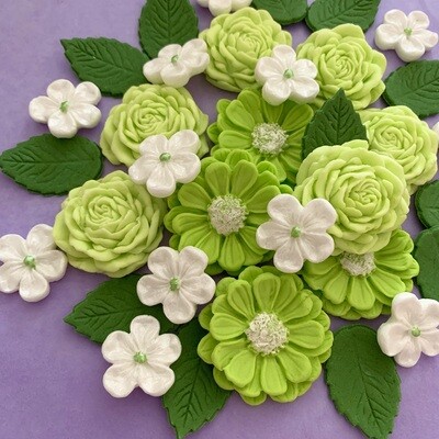 Green Rose Bouquet