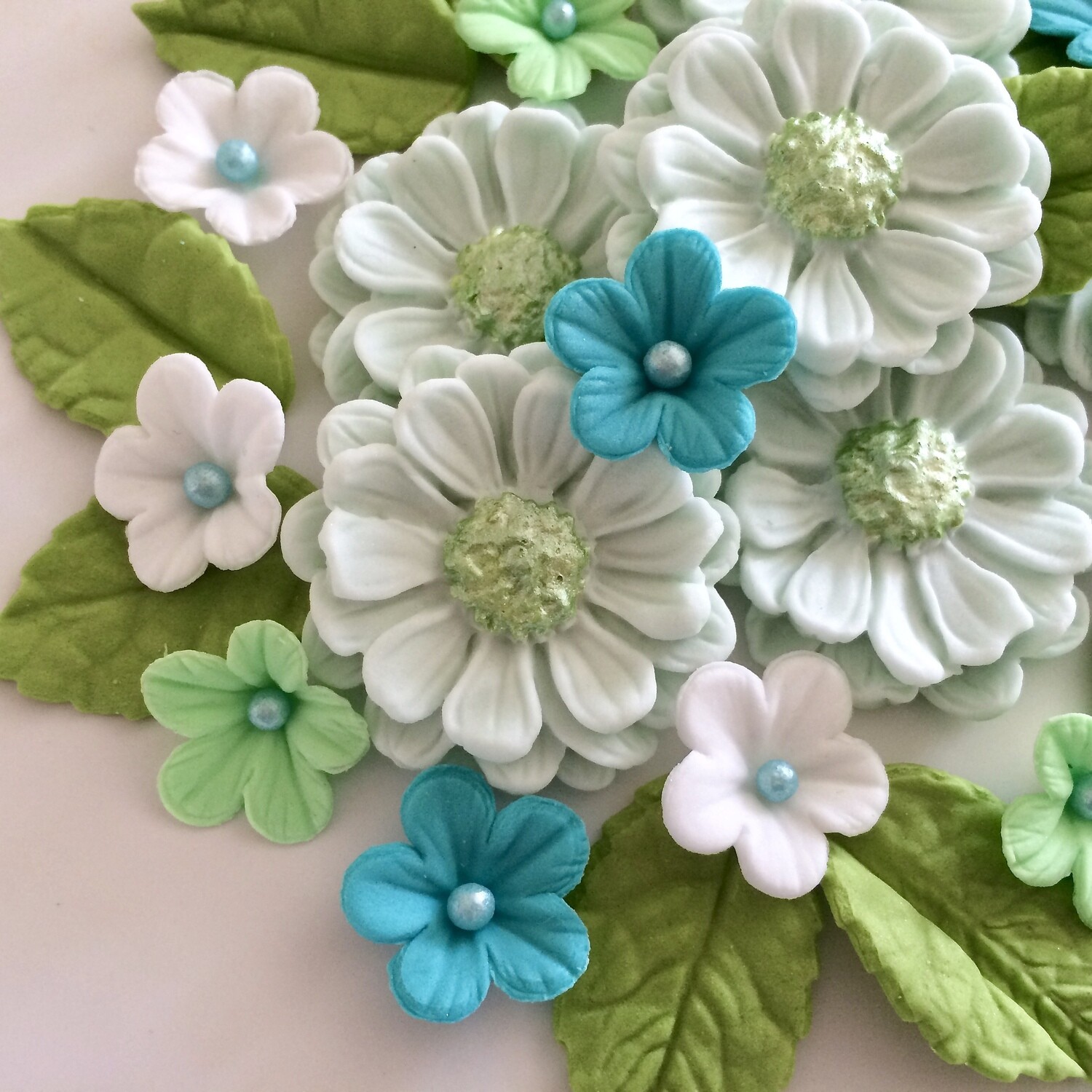 Pale Jade Flowers