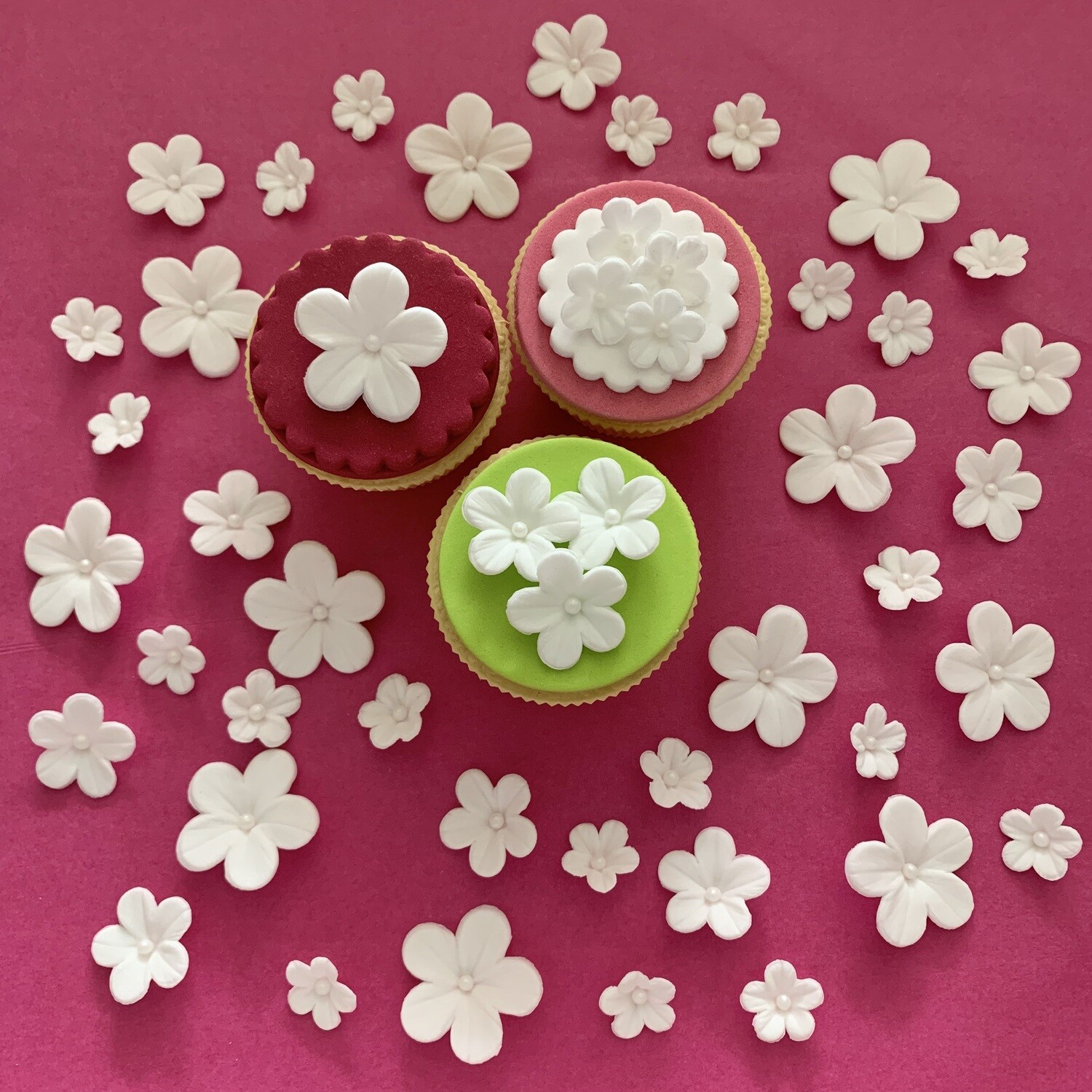 White Sugar Flowers
