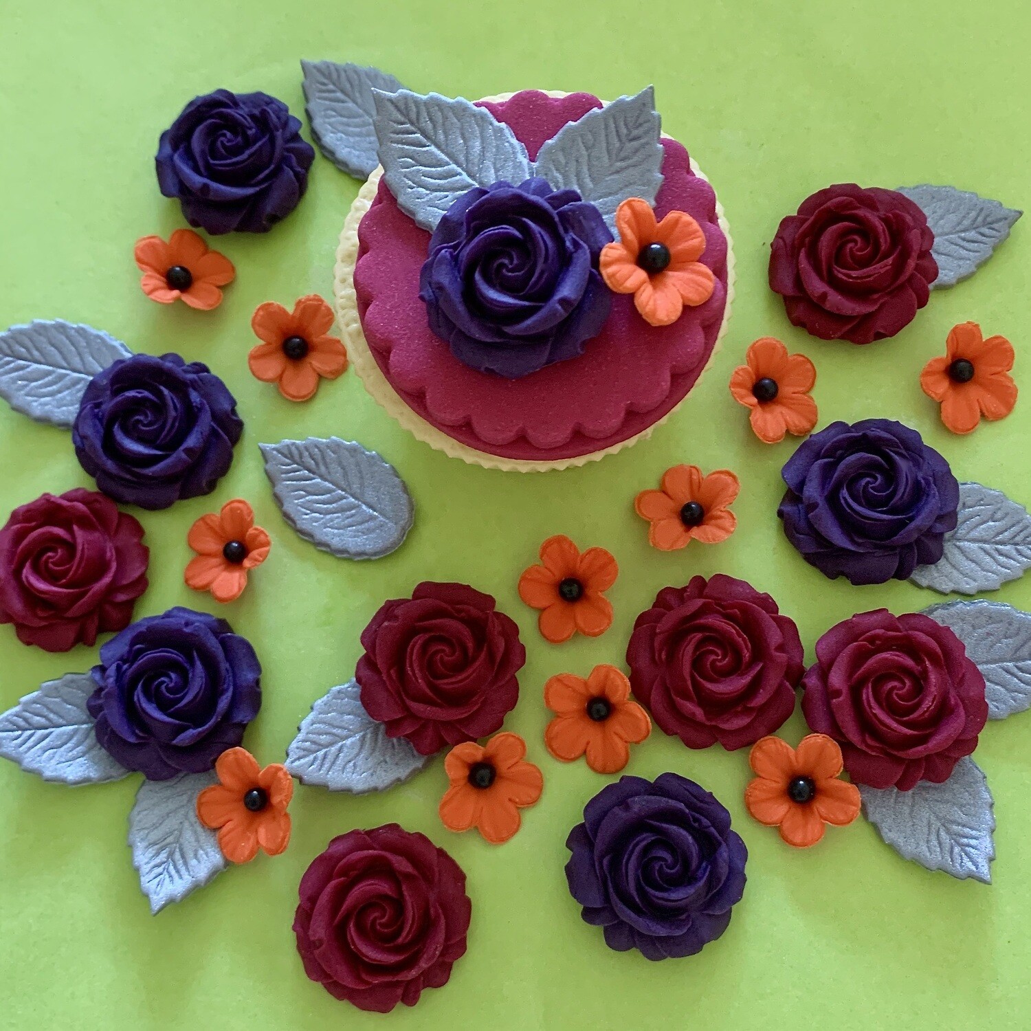 Halloween Roses Orange Flowers