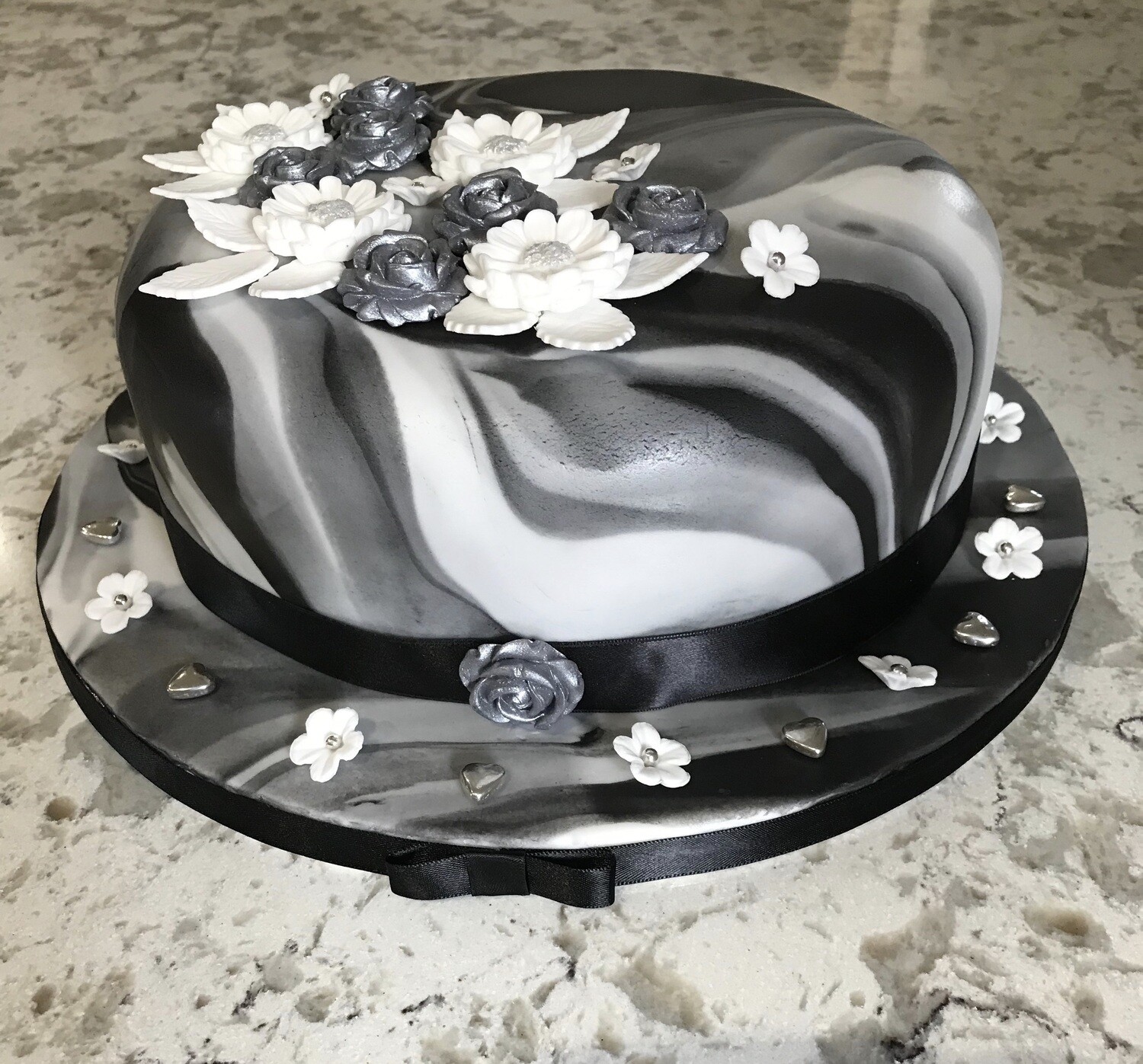 Silver Candy Hearts