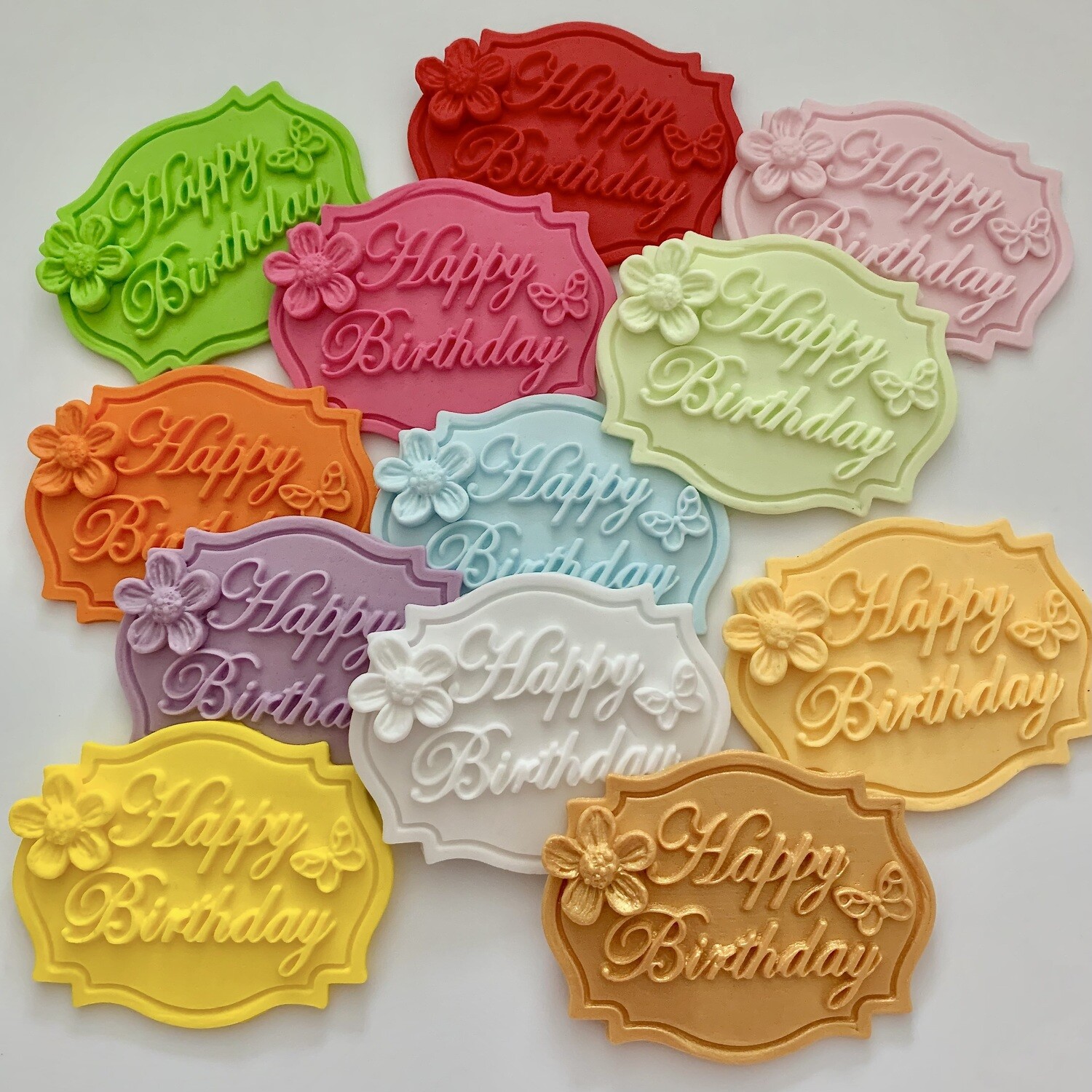 Happy Birthday Plaque