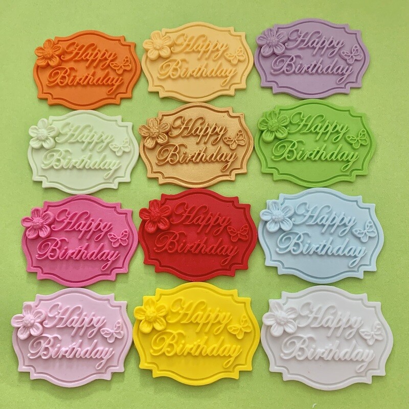 Happy Birthday Plaque