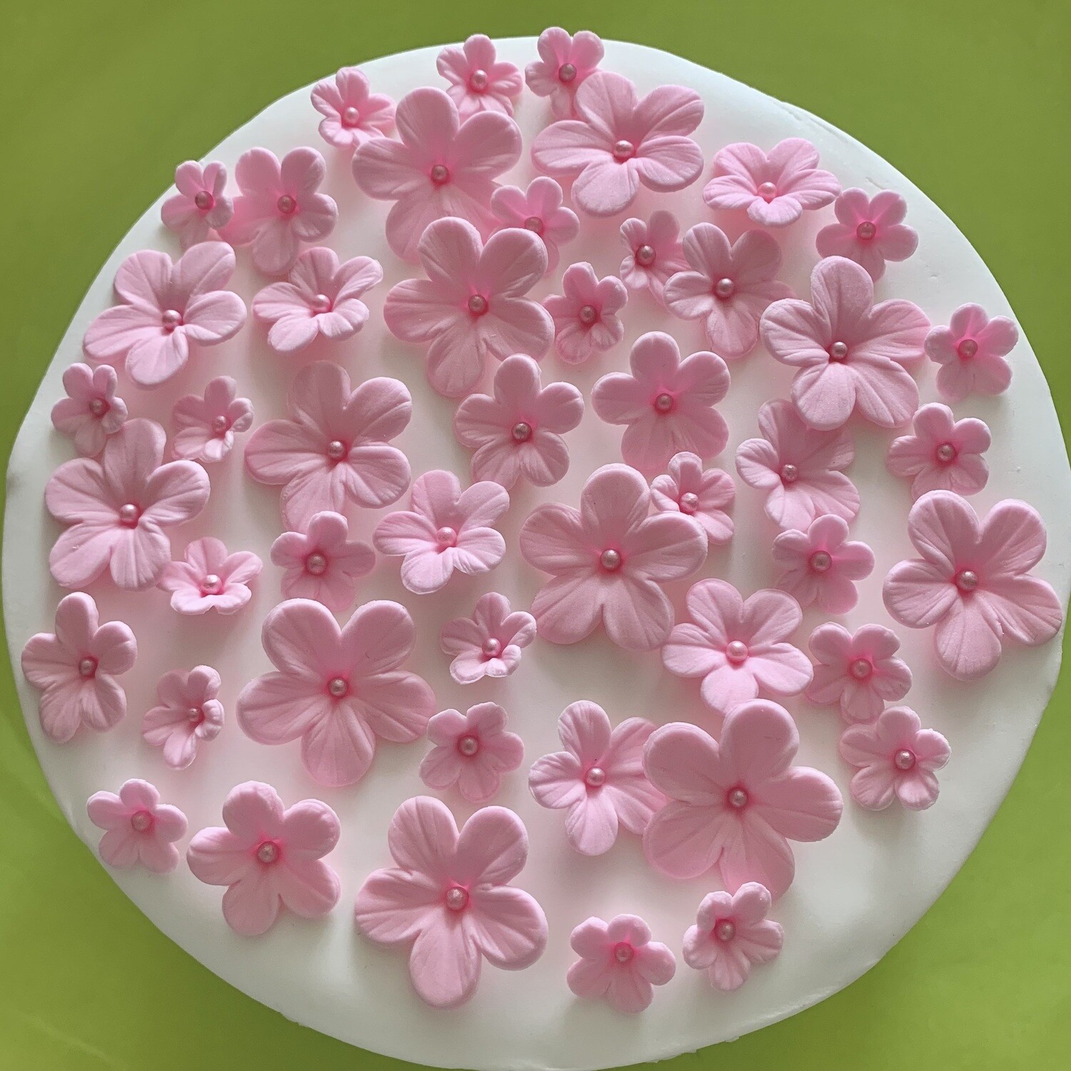 Pink Sugar Flowers