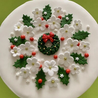 Christmas Wreath Flowers