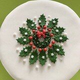 Green Holly Wreath