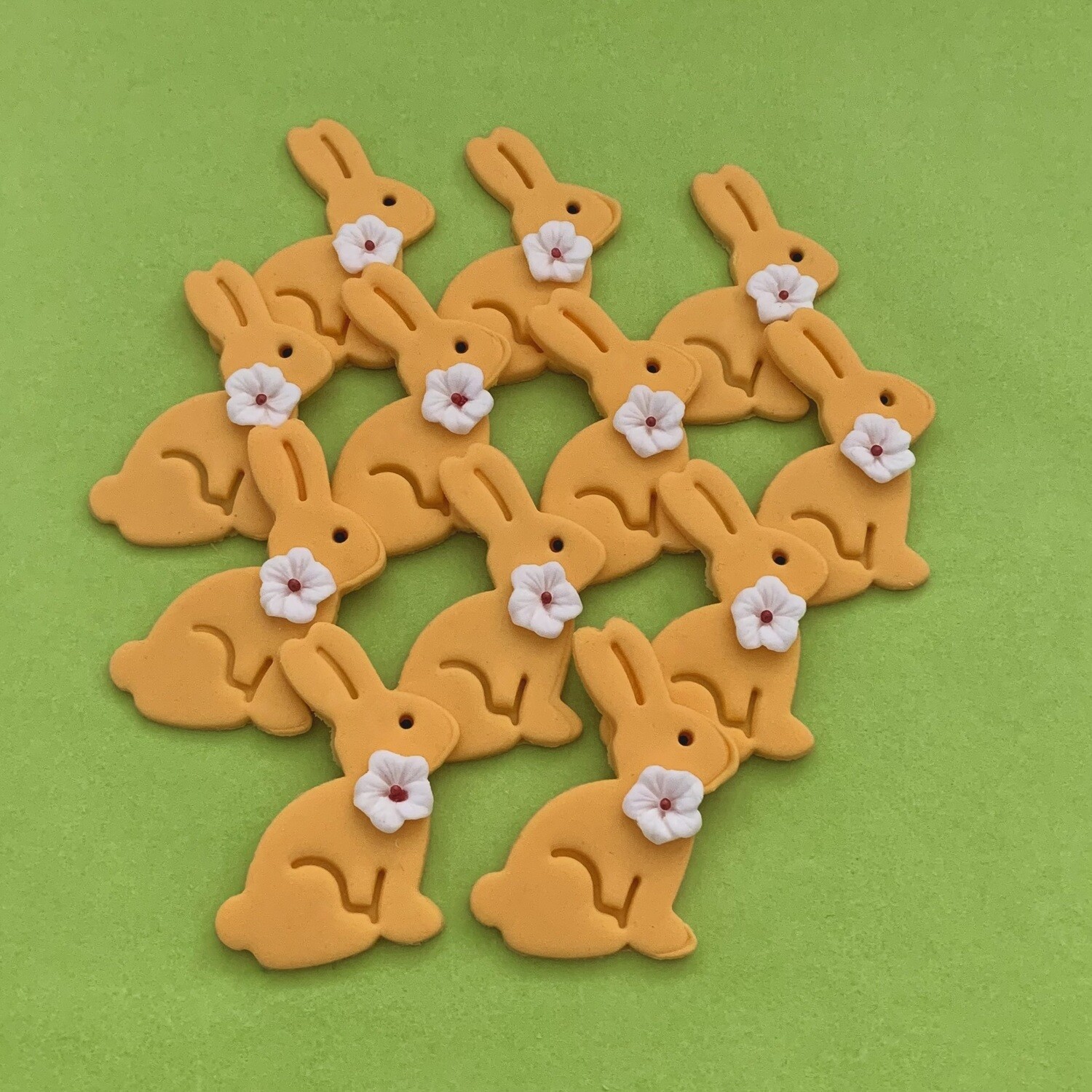 Edible Fondant Easter Bunnies Rabbits